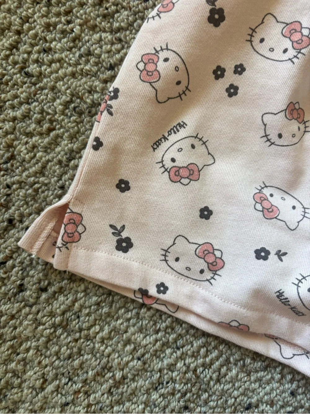 H&M- Sanrio Hello Kitty Light Pink Sleeveless Romper- size 7